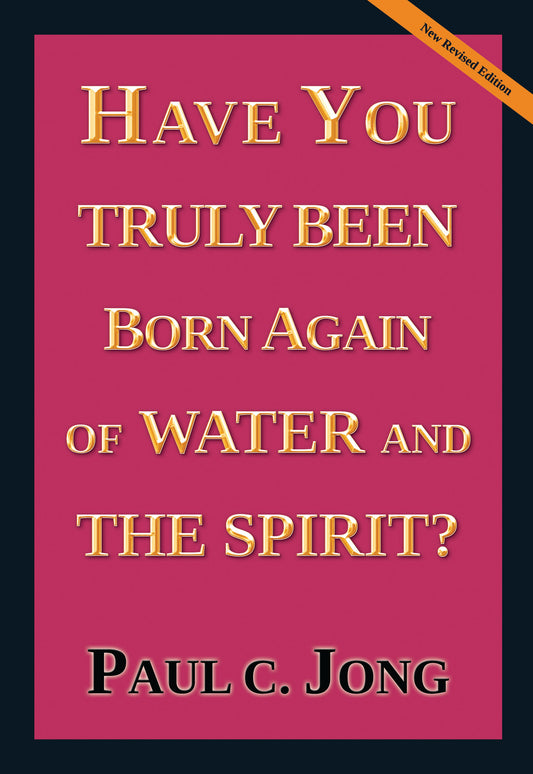 Book review on book one "have you truly been Born again of water and the Spirit?"