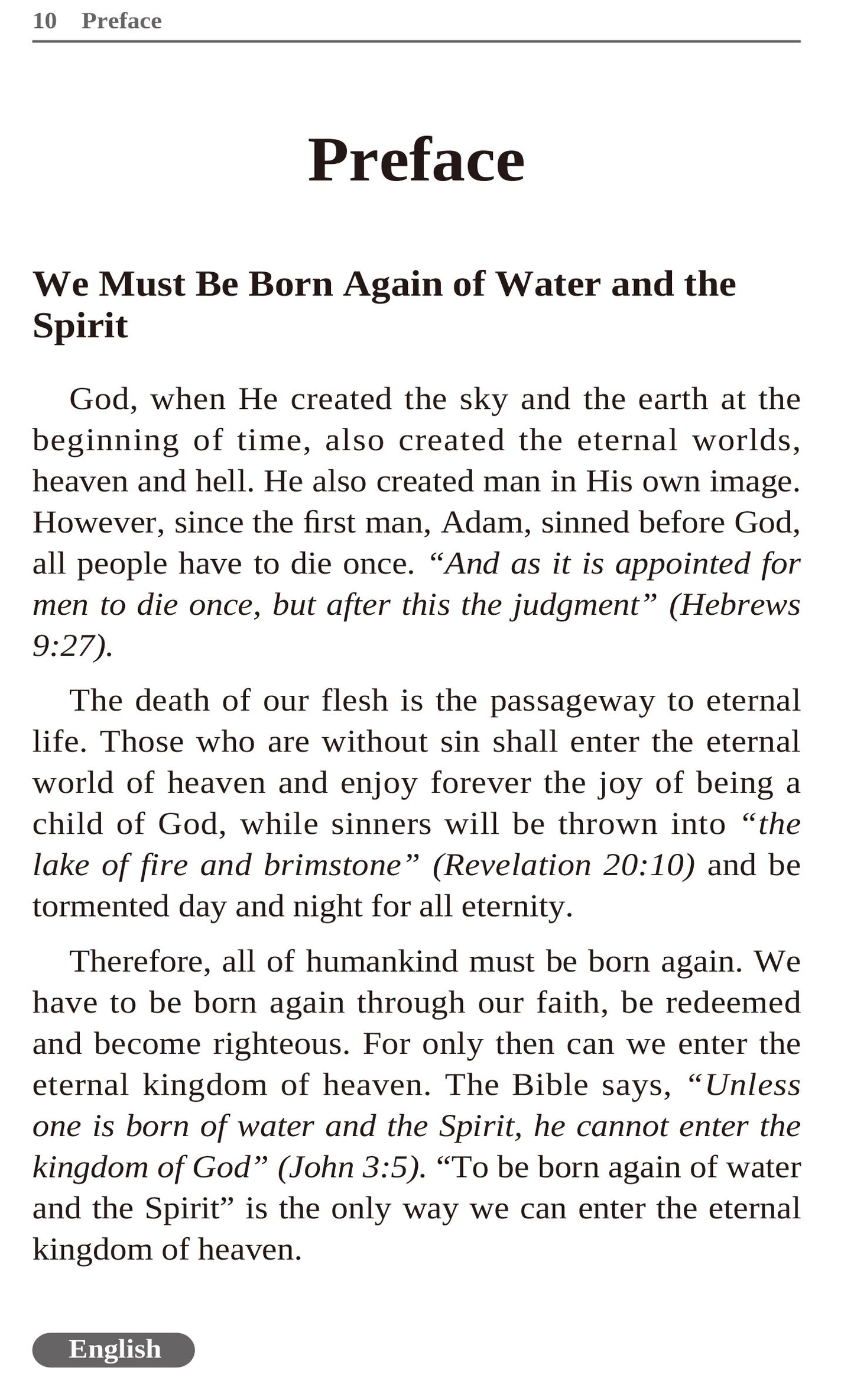 [Español－English] ¿REALMENTE HAS NACIDO DE NUEVO POR AGUA Y EL ESPÍRITU? [Nueva edición revisada]－HAVE YOU TRULY BEEN BORN AGAIN OF WATER AND THE SPIRIT? [New Revised Edition]